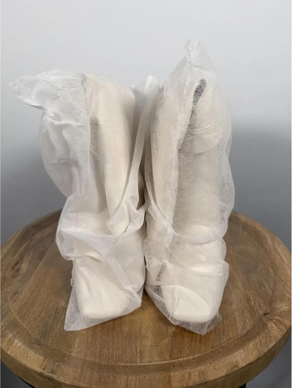 NWT Lulus Lorlia Almond Square Toe Knee High Boots Almond Size 5 - Picture 10 of 10